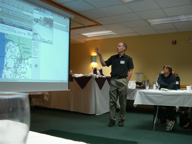 Galen McGill, ODOT, discussed Oregon's traveler information systems.