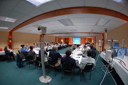 Conference room during 2008 technical presentations.